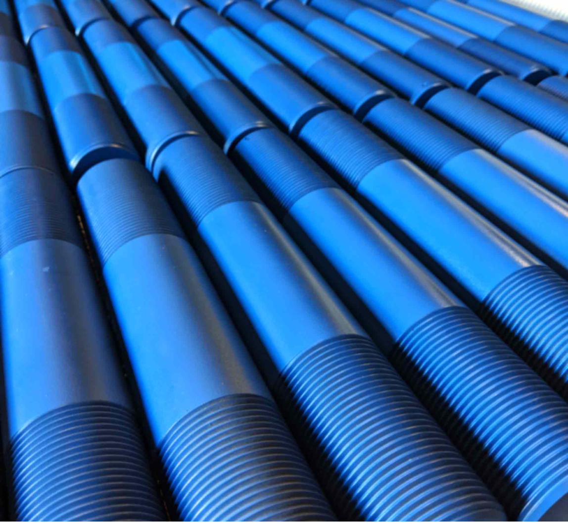 Large blue stud bolts
